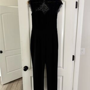 Black Full Length Sleeveless Jumpsuit